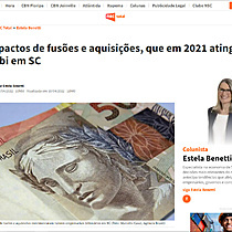 Impactos de fuses e aquisies, que em 2021 atingiram R$ 25 bi em SC
